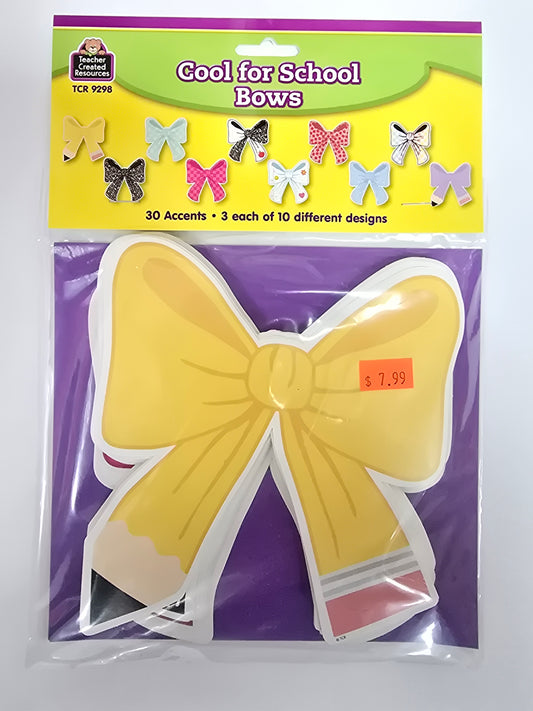 Cool For School Bows. Accents