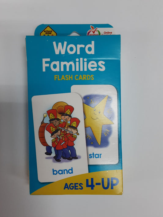 Word Families Flash Cards