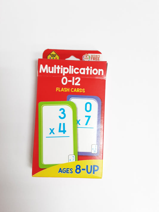 Multiple cation flashcards 0 through 12
