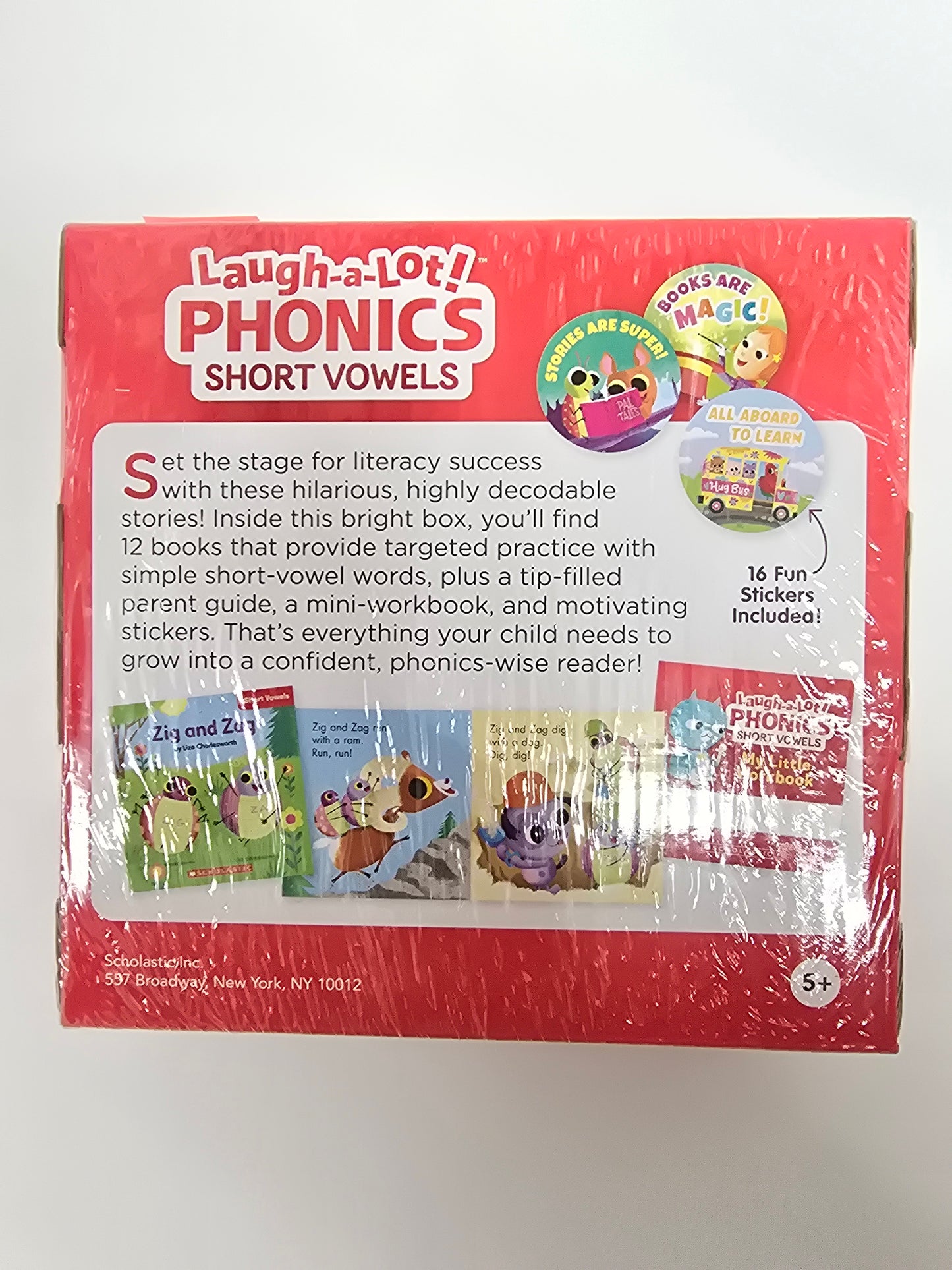 Laugh-A-Lot Phonics Short Vowels Grade K-2