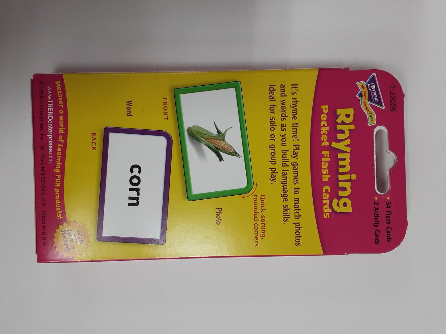 Rhyming Flash Cards