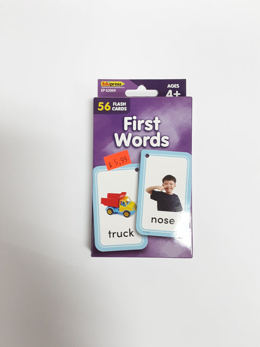First Words Flash Cards