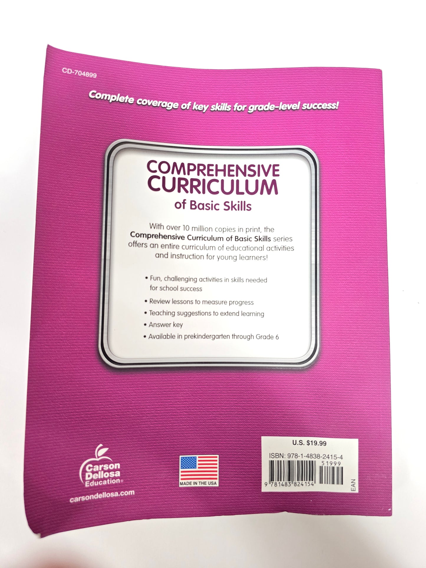Comprehensive Curriculum Of Basic Skills Grade 6