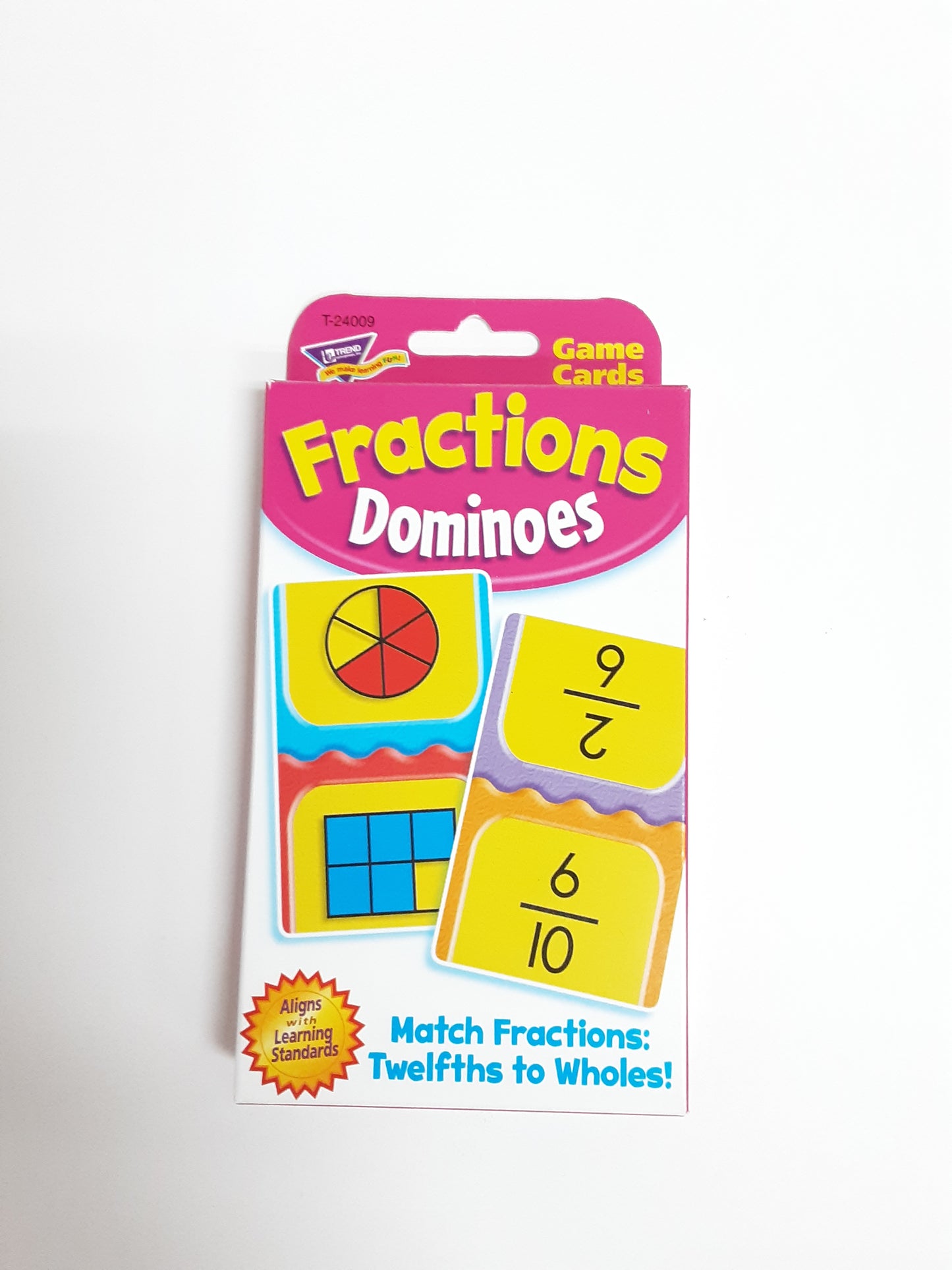 Fraction Domino flashcards