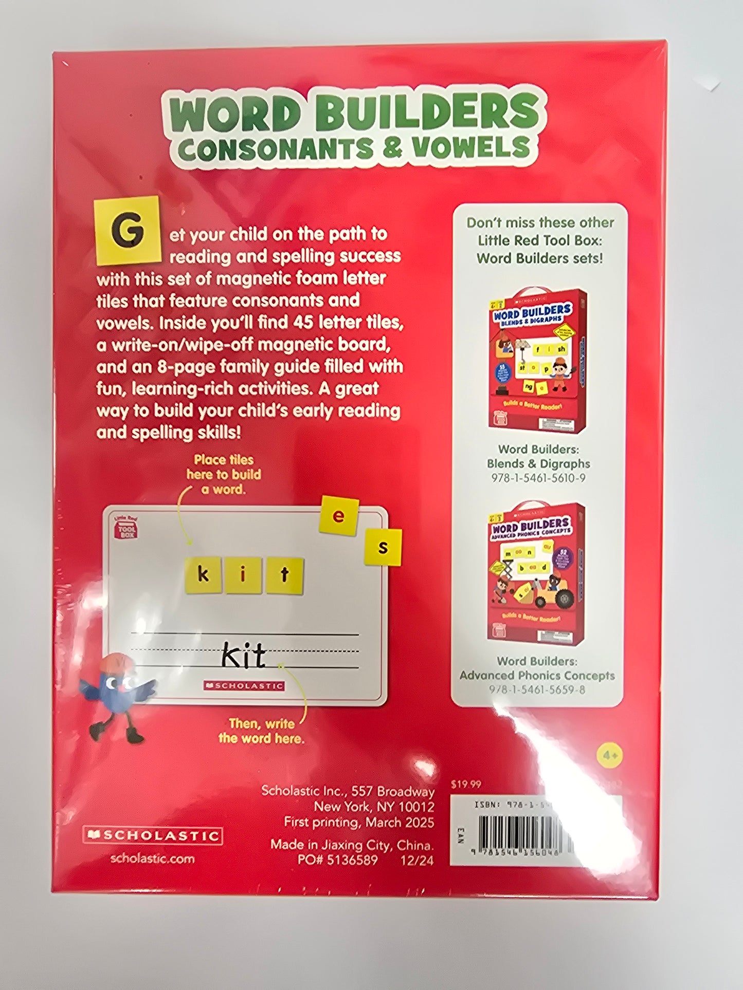 Word Builders Consonants & Vowels Level 1