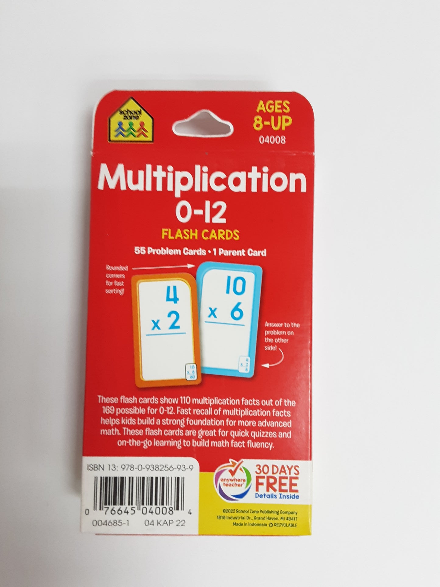 Multiple cation flashcards 0 through 12