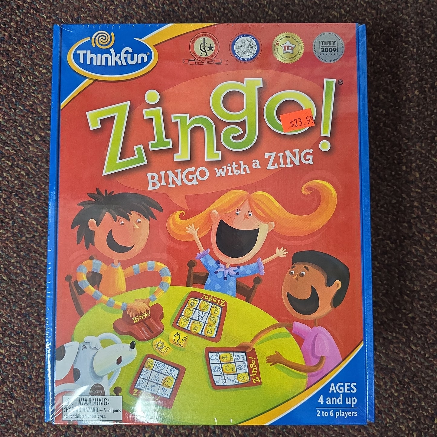 Zingo bingo with a zing