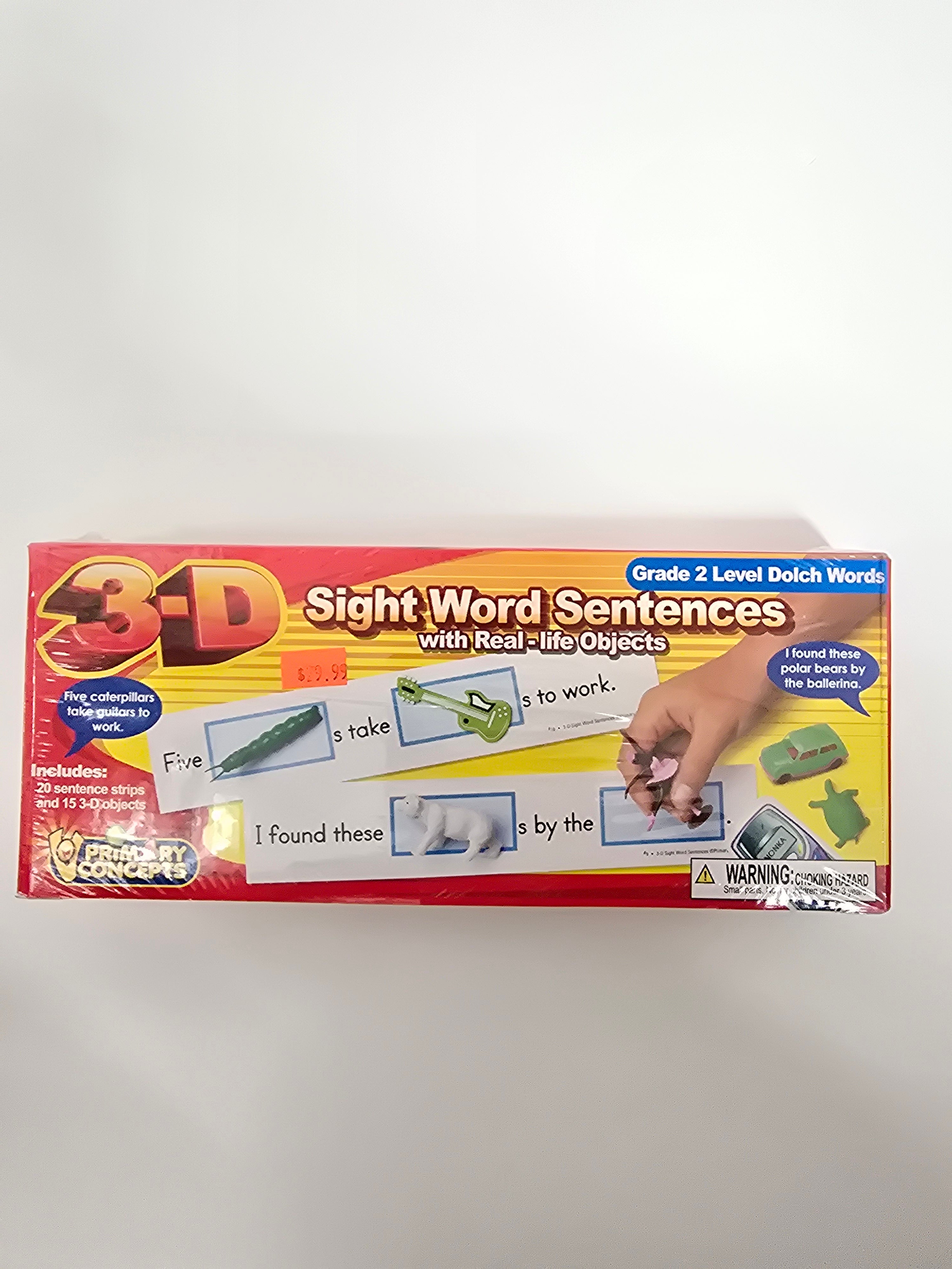 3-D Sight Word Sentences With Real Objects Grade 2 – Teachers Choice Plus