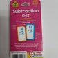 Subtraction flashcard 0 through 12