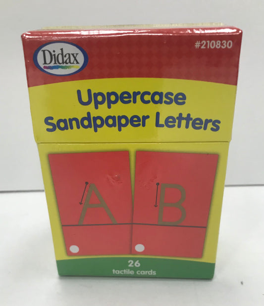 Uppercase Sandpaper Letters